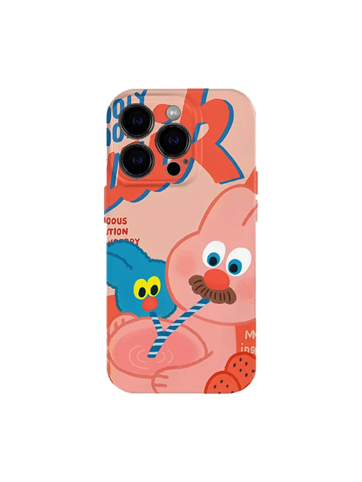 スマホケース 可愛いウサギ TPU ピンク おしゃれ