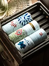 美しいデザインの手描き陶器マグカップ【家庭用・高品質・個人用】