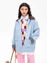 カラフルなチェック柄の二重織り製品【小ぶりで多用途・ストール】