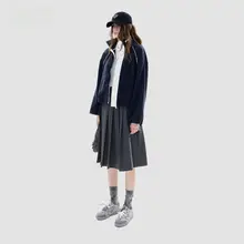 冬季用スポーツカジュアルスタイルのフワフワカーディガン【女性用・ゆったりデザイン】