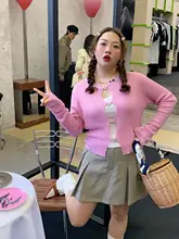 高腰デザインの工装ミニスカート【Aライン・フリル・大きいサイズ対応】（セットアップ対応）