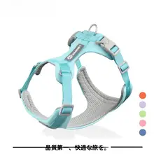 夏用 通気性抜群の布製ドッグリード【無縁取り・小型犬用】
