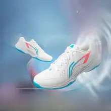 LINING バドミントンシューズ ユニセックス メッシュ ローカット 通気性 耐磨耗 貼地飛行 III LITE 飛鷹