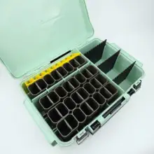 大容量二重構造の海釣り用ツールボックス【フィッシング用・持ち運び便利・仕切り収納】