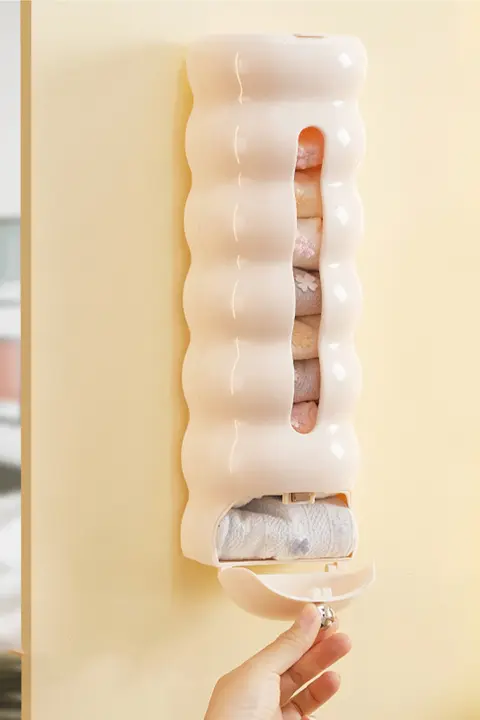 靴下と下着用収納ボックス【壁掛け整理・家庭用・学生寮用】