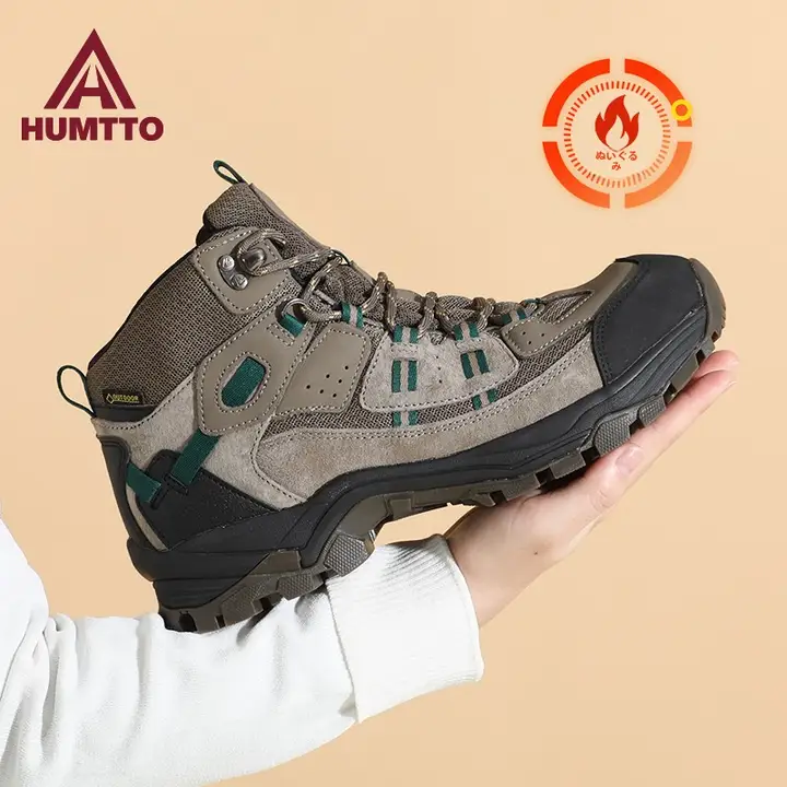 HANTU メンズアウトドア防寒雪靴【冬用・フリースライニング・防水設計・登山用】