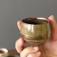 粗陶製 ロハンマスターカップ【大容量・倒れないデザイン・ヴィンテージ風茶器】