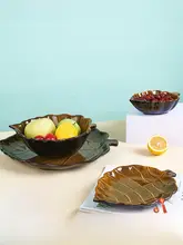 モダンデザイン 陶器製 フルーツプレート【リビング用・シンプルスタイル・装飾用】