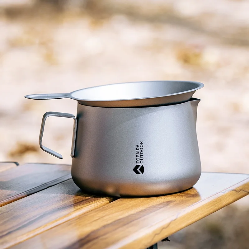 キャンプ用純チタン茶器：保温機能なしでも高品質な水の味を保つ方法