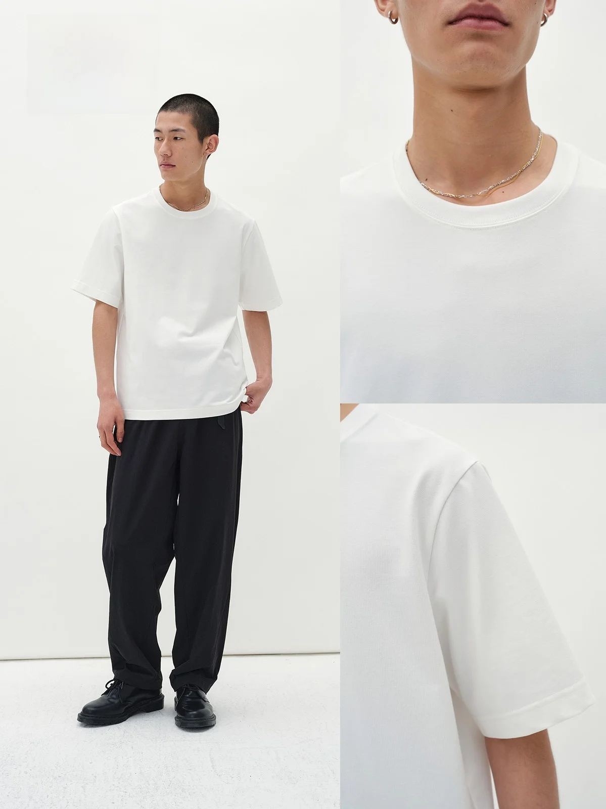 コムデギャルソン ボーダーTシャツのサイズ感は実際どうなのか？