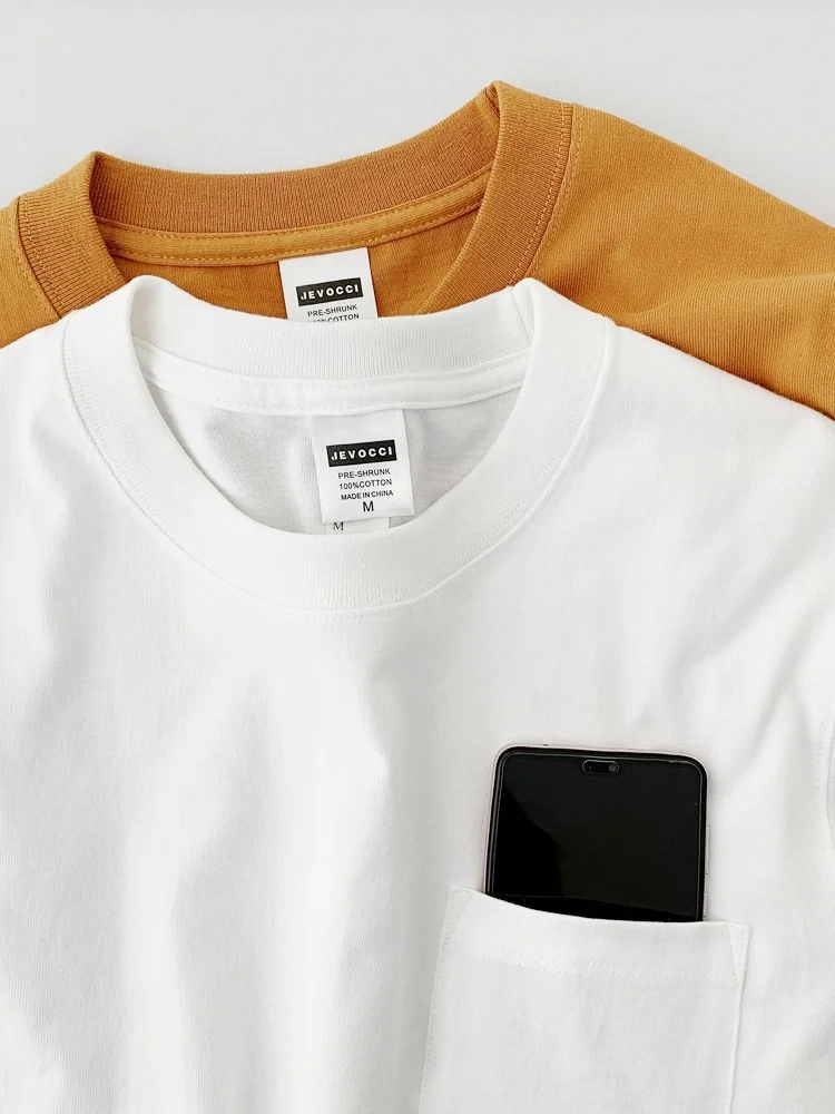 シンプルなポケットTシャツ【ユニセックス・コットン・極上の柔らかさ】