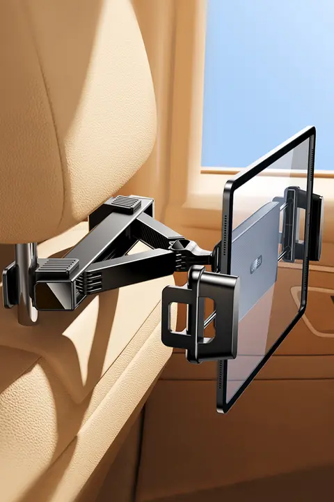 車載タブレットホルダー【後部座席用・iPad対応・スマホ固定】