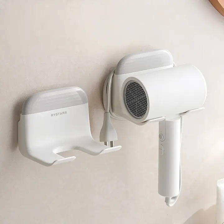 ドライヤーホルダー 壁掛け 穴あけ不要 多機能 収納ラック バスルーム用 家庭用 「RYSTARS」
