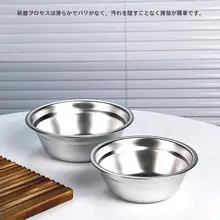 ステンレス製サービングディッシュ【キッチン用・食品グレード・丸型・調理用トレイ】