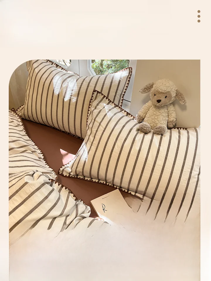 純綿水洗棉枕カバー【大人用・48x74・極上の柔らかさ】（セットアップ対応）