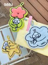 カートゥーンデザイン 厚手吸水タオル【キッチン・バスルーム用・掛け式】