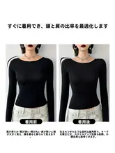 バストアップ効果抜群のシームレスブラ【肩パッド付き・透明感のあるデザイン】