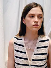 小さなハート型デザインのアクセサリー ネックレス【女性用・洗練されたデザイン・カジュアルに最適】