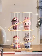 ぬいぐるみ収納バケツ【透明防塵カバー付き・フィギュア展示用】