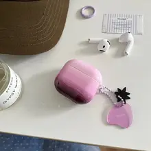 葡萄紫のグラデーションAirPodsケース【シンプルな防落設計・AirPods用】