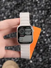 Apple Watch バンド シリコン マグネット式 通気性 スポーツ サマー ユニセックス 上品