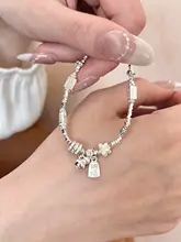 華やかで高級感のある925純銀製ブレスレット【女性用・軽やかなデザイン・ギフトに最適】