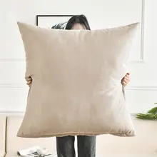 M.life 北欧風 韓国製 フェイクファーSquareクッション【ソフトパッケージ・リビング・昼寝用・中綿付き】