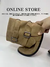 レトロ風ベルトバックル付き サンダル【厚底・極上の柔らかさ・中筒・ファッション・ローマスタイル】