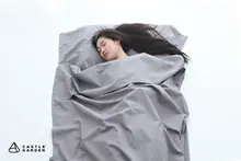 インナーシュラフ 一人用 綿100% コンパクト 衛生的 汚れ防止 全9色 トラベル ホテル用 「CASTLE GARDEN」