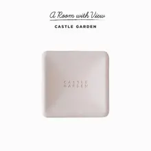 CASTLE GARDEN 天然珪藻土製 吸水石けん置き【速乾・抗菌・四角/丸・多色】