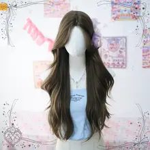 ロリータフルヘッドカバー長髪シミュレーションウィッグ