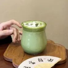 クリエイティブなチューリップデザインのグラスカップ【カフェ用・アメリカンラテ・ティーカップ】