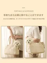 ペット用 外出ハンドバッグ【小型犬・猫用・ショルダータイプ・キャリーケース】