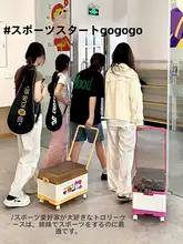 移動式収納カート【スポーツ機器用・キャスター付き・ネットテニス整理用】