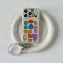 可愛らしいデザインの猫腕紐付きスマートフォンケース【夏用・多色・衝撃吸収・iPhone対応】