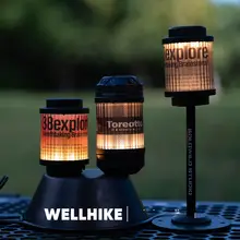 WELLHIKE LEDランプ RGB ミニ コンパクト ルーレット型 EDCギア アウトドア キャンプ テント デスク周り インテリア 「WELLHIKE」