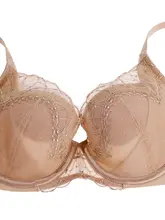 大きい胸をキレイに見せる！薄手三明治カップブラウス【ブラ＆パンティセット・中厚手】（セットアップ対応）