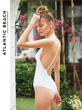 atlanticbeach フランス風レトロビキニ【スタイリッシュ・ストラップ付き・ウエストシェイプ】