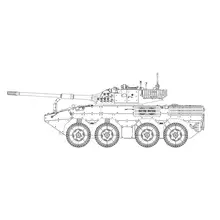 ZTL11輪式装甲突撃車【組立模型・ミリタリー】