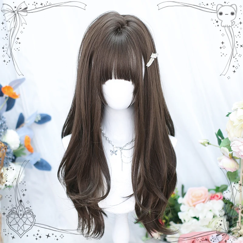 ロリータロングカーリーヘアフルヘッドギアネットレッドロングヘア：プールや日常で安定したカーリーヘアを実現
