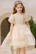 プリンセスドレス キッズ ガールズ ワンピース ピアノの発表会 お誕生日 夏 「LittleNaive」
