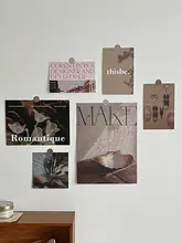 ヴィンテージ風 壁面装飾カード【インテリア用・雑誌風・フォトプロップス】