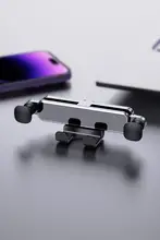 車載スマートフォンホルダー【エアコン通気口取り付け・重力固定】