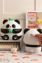 パンダデザインの子供用貯金箱【大容量・男女兼用】