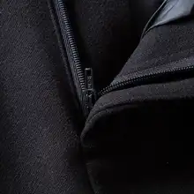 ウール素材のハイウエストAラインショートパンツ【秋冬用・ブーツと合わせやすい・ワイドレッグデザイン】