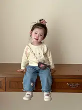 春夏用 女の子デニムパンツ【ハートデザイン・カジュアル・アウトドア用】（セットアップ対応）