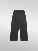 シンプルな無地のストレートカジュアルパンツ【夏用・薄手・ゆったり着用】