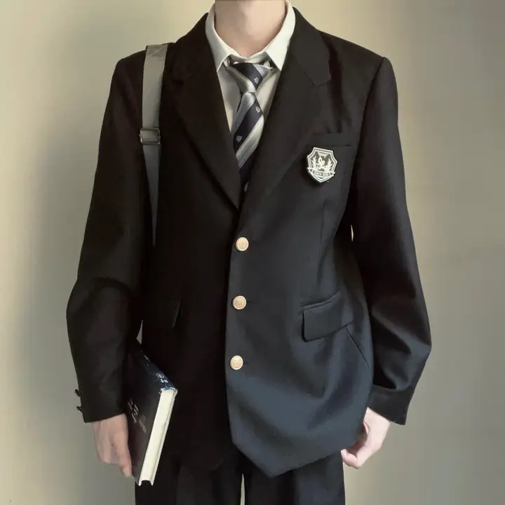 DK制服外套【日系カジュアル・三粒ボタン・男性用】