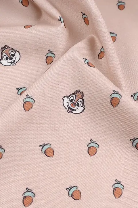 可愛らしいキャラクター！オーガニックコットン製ファッションバッグ【奇奇ティティ＆ドングリデザイン】