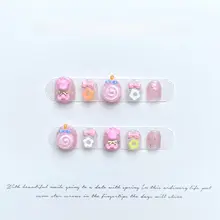 子供用ネイルシール【手作り・可愛い・爪噛み防止・貼り付けタイプ】